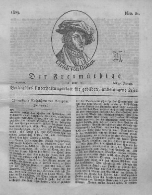 Nro. 21., Montag, den 30. Januar 1809