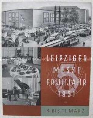 Informationsschrift zur Leipziger Frühjahsmesse 1951
