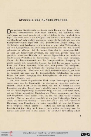 Apologie des Kunstgewerbes