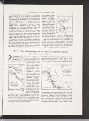 XXIII. Die Württemberger in der Aisne-Champagne-Schlacht