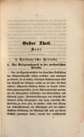 Der Religionsbegriff bei Kant und Schleiermacher
