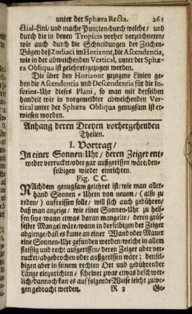 Anhang deren Dreyen vorhergehenden Theilen.