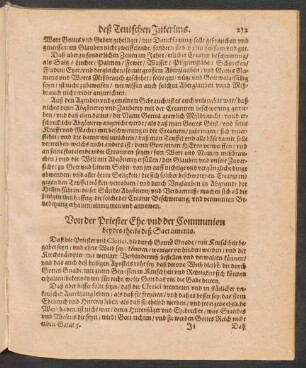 Von der Priester Ehe/ und der Communion beydes theils deß Sacraments.