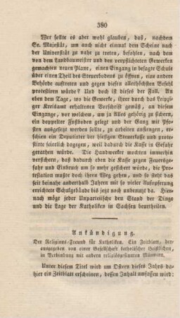 380-382 Redaktionsmitteilung