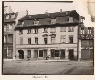 Wohnhaus Klosterstraße 87, Berlin-Mitte: Ansicht (aus: Julius Kohte, Alt-Berlin, Bauwerke in Berlin und Charlottenburg, aufgenommen 1907-1914)
