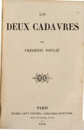 Les deux cadavres