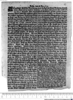 Gotha, vom 22. Dec. [...]