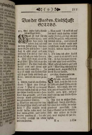 Von der Gnaden-Kindschafft gottes
