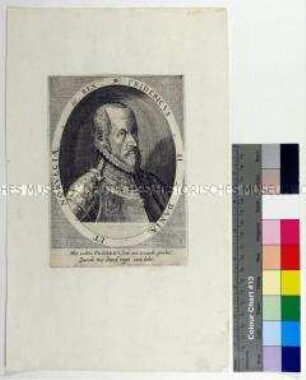Porträt von Friedrich II. König von Dänemark und Norwegen