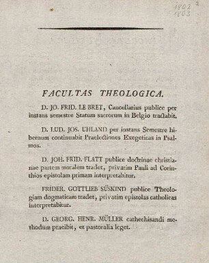 3, Facultas Theologica