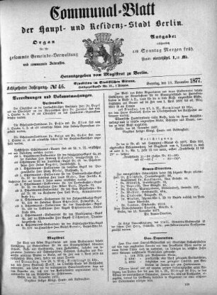 1877,46: No. 46, 18. November 1877