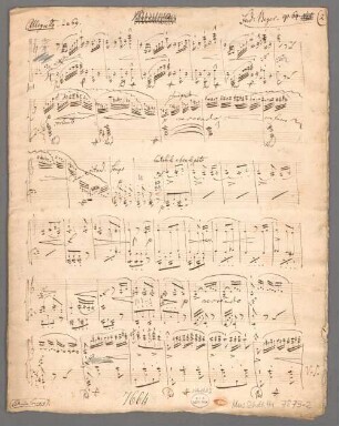 Divertissement sur la Barcarolle de l'opéra Catharina Cornaro, Klavier, op. 64/1 - BSB Mus.Schott.Ha 7875-2