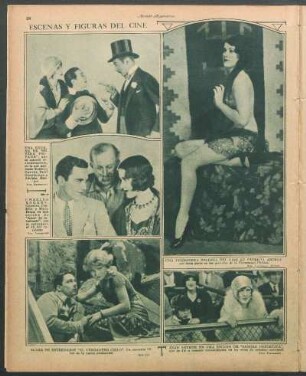 Escenas y figuras del cine [Fotografías]