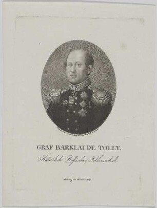 Bildnis des Michail Barklai-de-Tolly