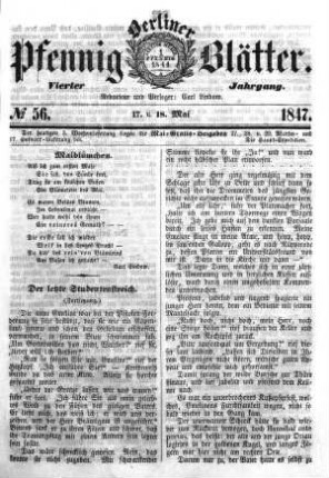 No. 56, 17. u. 18. Mai