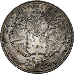 Halbtaler der Reichsstadt Schwäbisch Hall, 1746
