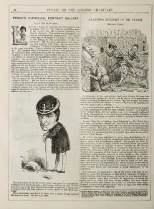 Punch's historical portrait gallery; Alarming robbery of Mr. Punch
