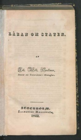 Läran Om Staten
