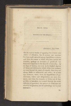 Sect. XVII. Penances of the Hindoo