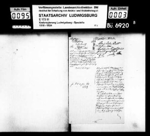Stiftungspfleger und Offizianten, Oberamt Böblingen