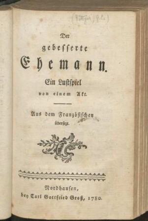 Der gebesserte Ehemann