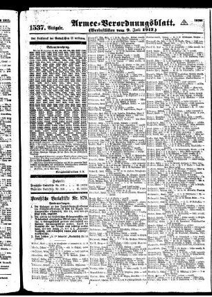 1537.Ausgabe. Montag, 9. Juli 1917