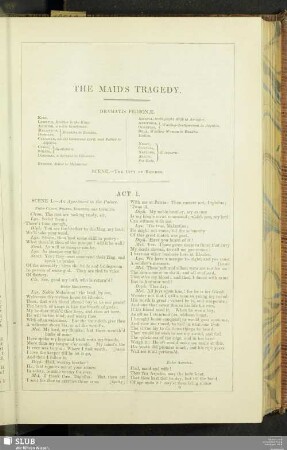 The Maid's Tragedy