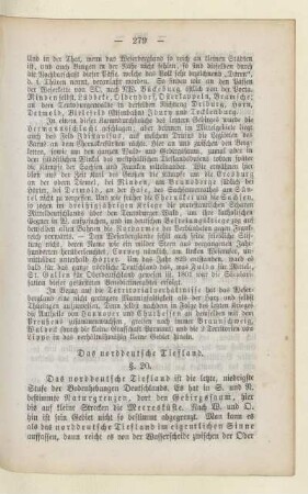 Das norddeutsche Tiefland