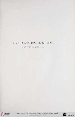Die islamische Kunst