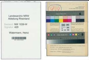 Entnazifizierung Heinz Watermann , geb. 09.11.1921 (Polizeibeamter)