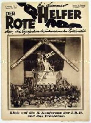 Monatszeitschrift der Roten Hilfe Deutschlands "Der Rote Helfer" u.a. 1. Mai