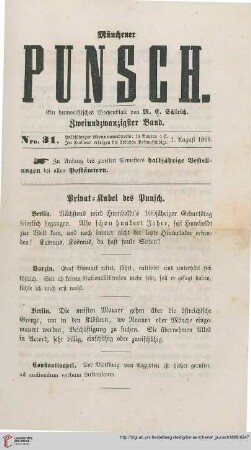 Nro. 31 (1. August 1869)