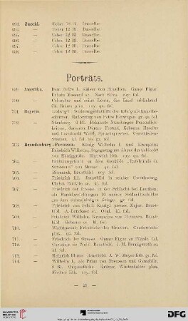 Porträts (Nr. 699-1089)