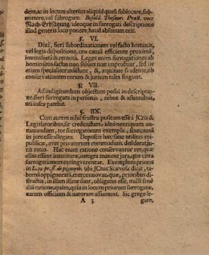 Disputatio Inauguralis Iuridica, De Iure Surrogatorum
