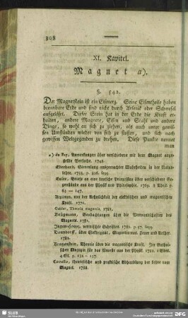 XI. Kapitel. Magnet
