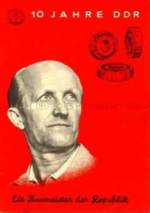 Informationsbroschüre über Familie Florin als typische DDR-Familie, anlässlich des 10. Jahrestages der DDR-Gründung