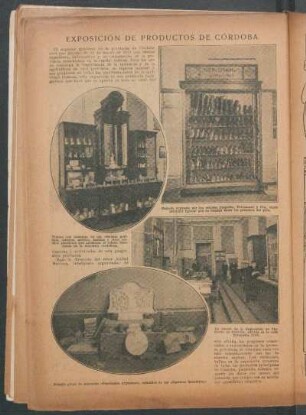 Exposición de productos de Córdoba