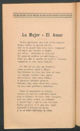 La mujer - el amor