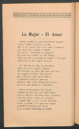La mujer - el amor