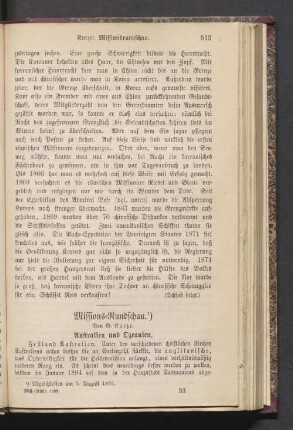 Missions-Rundschau