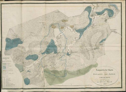 Geognostische Charte von dem Kurhessischen Amte Dorheim nebst Umgebungen