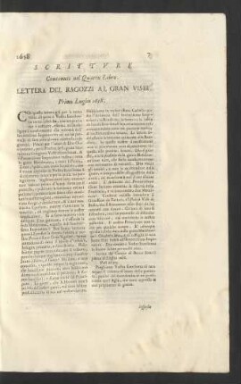 Scritture Contenute nel Quarto Libro.