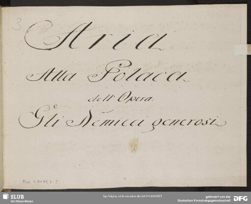 Sereno splende un raggio. Arr - Mus.1-F-49,7-3 : S pf - A