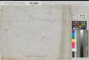 Mark (Grafschaft) Handrisse (Mensalblätter) zur Karte der Grafschaft Mark von Eversmann Umgebung von Ardey um 1795 o.M. 40 x 51 Zeichnung KSA Nr. 679f