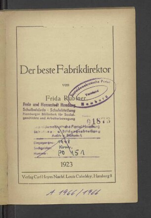 Der beste Fabrikdirektor