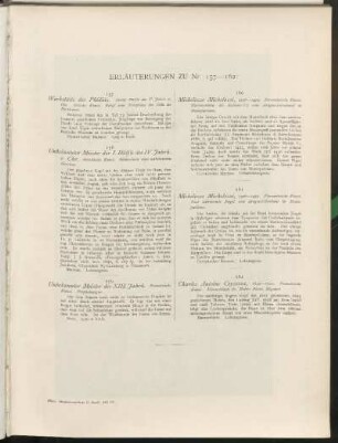 Erläuterungen zu Nr. 157 - 162: