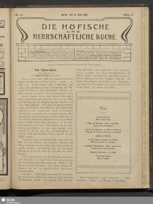 No. 16, 10. Juni 1906