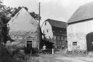 Cavertitz-Lampertswalde. Ehem. Wassermühle bei der Kirche