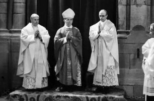 Freiburg: Münster, Weihbischof Gnädinger, Apostolischer Nuntius, Saier