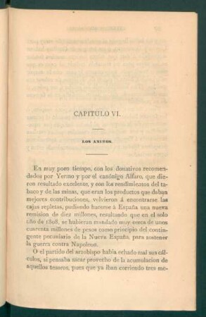 Capítulo VI. - Los ánimos.